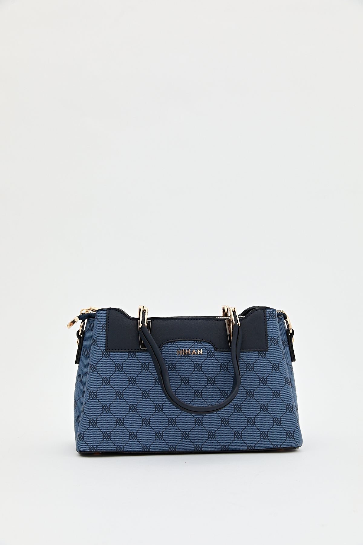 Monogram Tote Çanta - Lacivert