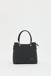 Monogram Tote Bag - Black