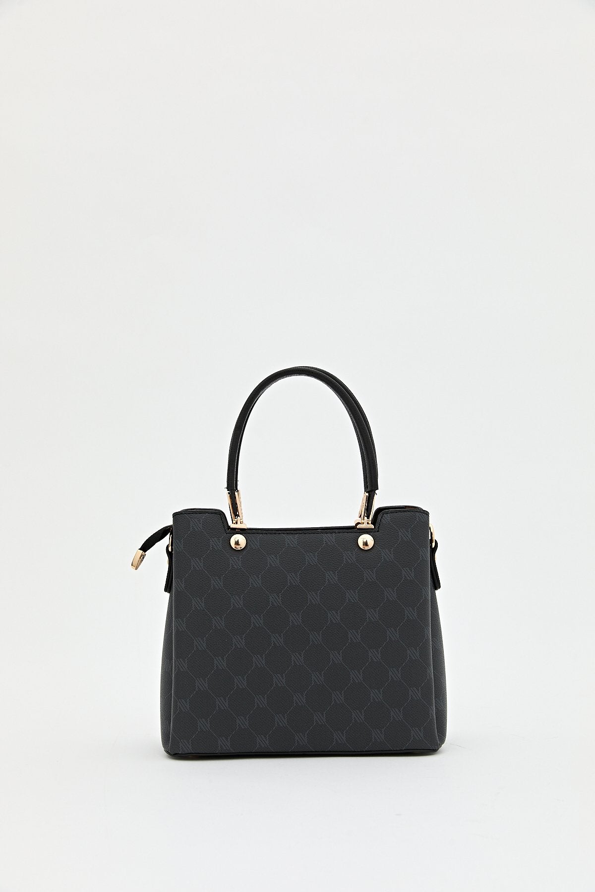 Monogram Tote Bag - Black