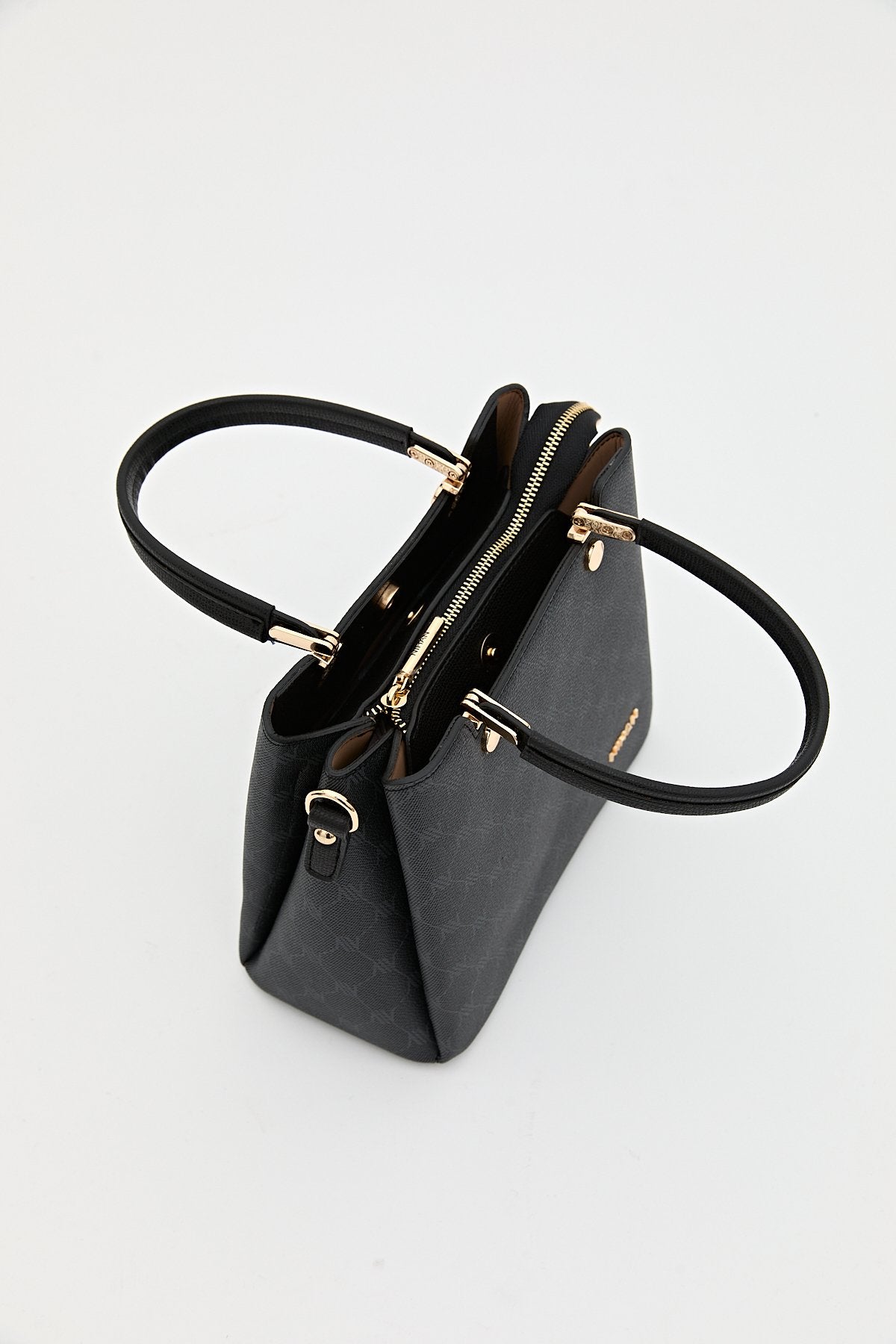 Monogram Tote Bag - Black