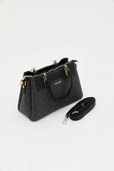 Monogram Tote Çanta - Siyah