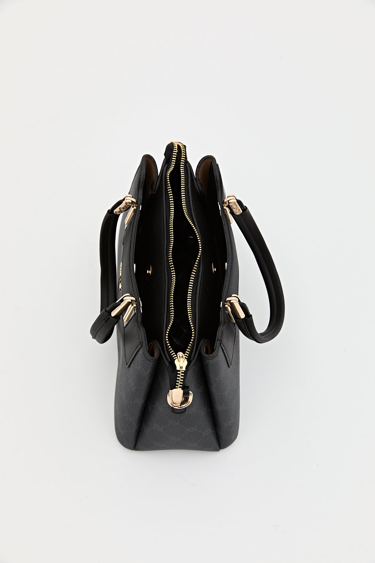 Monogram Tote Çanta - Siyah