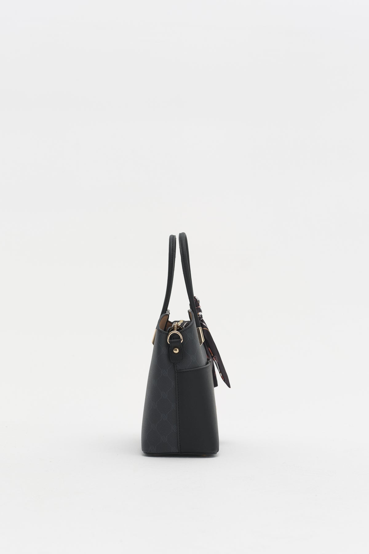 Monogram Tote Bag - Black