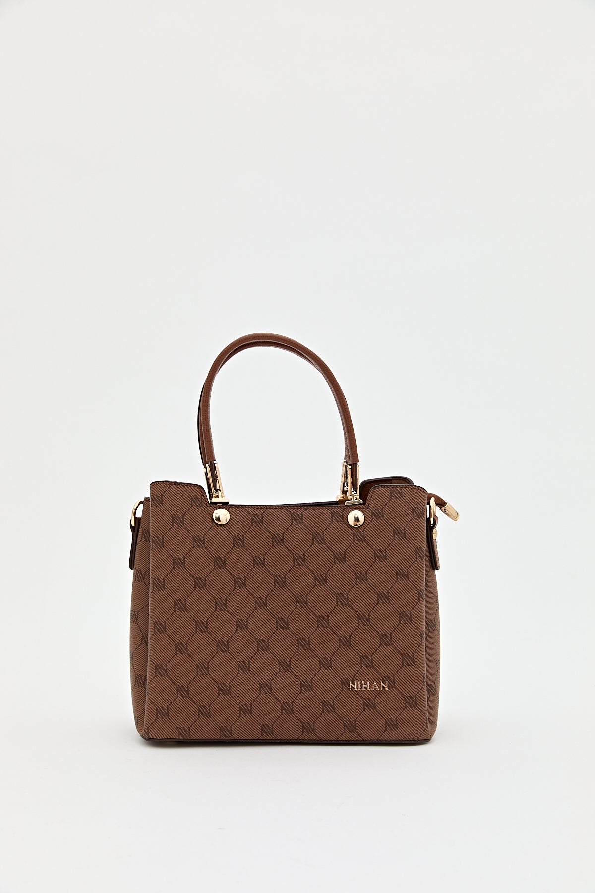 Monogram Tote Çanta - Taba