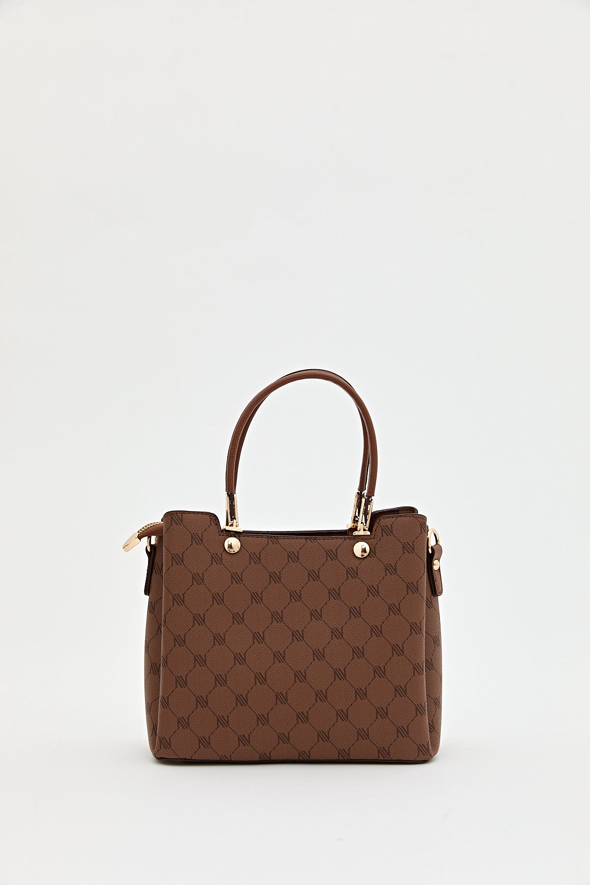 Monogram Tote Çanta - Taba