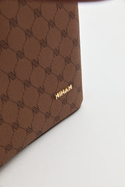 Monogram Tote Çanta - Taba