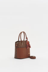 Monogram Tote Bag - Tan