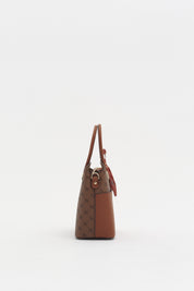 Monogram Tote Bag - Tan