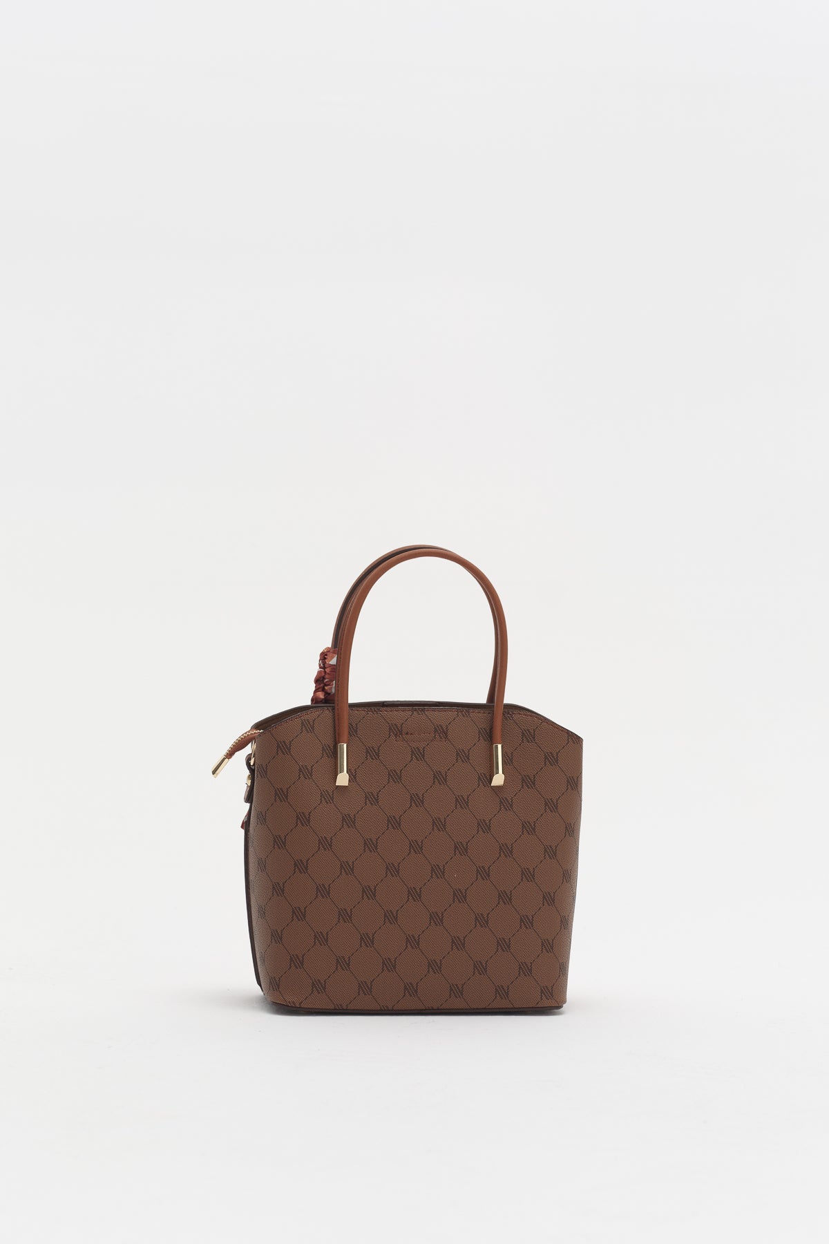 Monogram Tote Bag - Tan