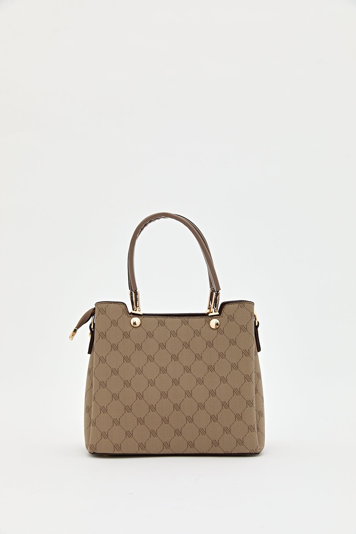 Monogram Tote Çanta - Vizon