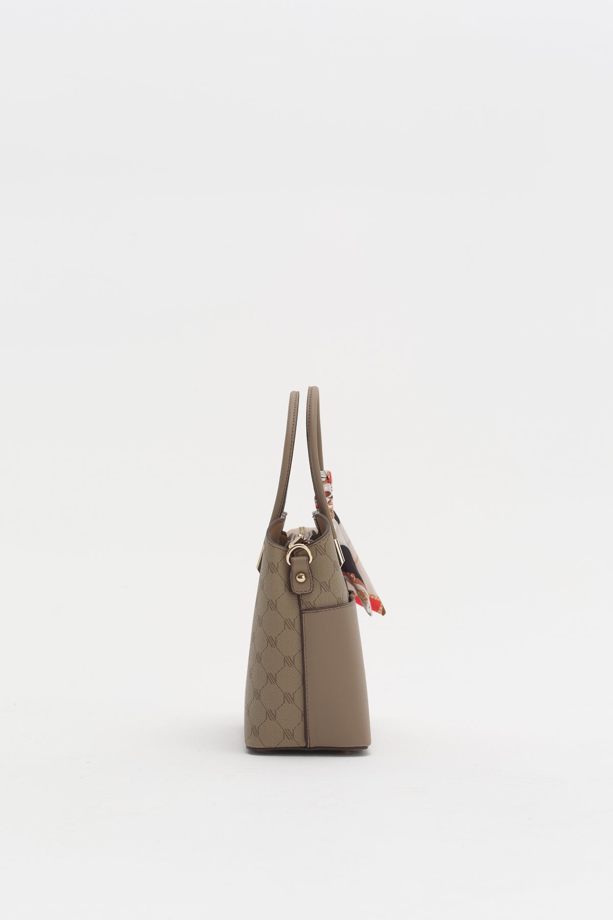 Monogram Tote Bag - Mink