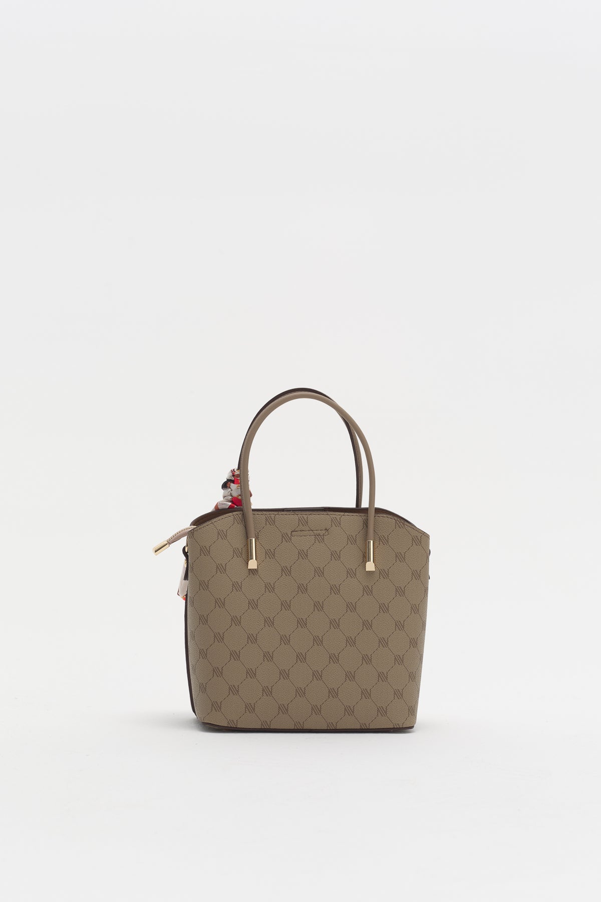 Monogram Tote Bag - Mink