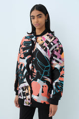 MSSM Special Bomber Jacket - Black - Pink