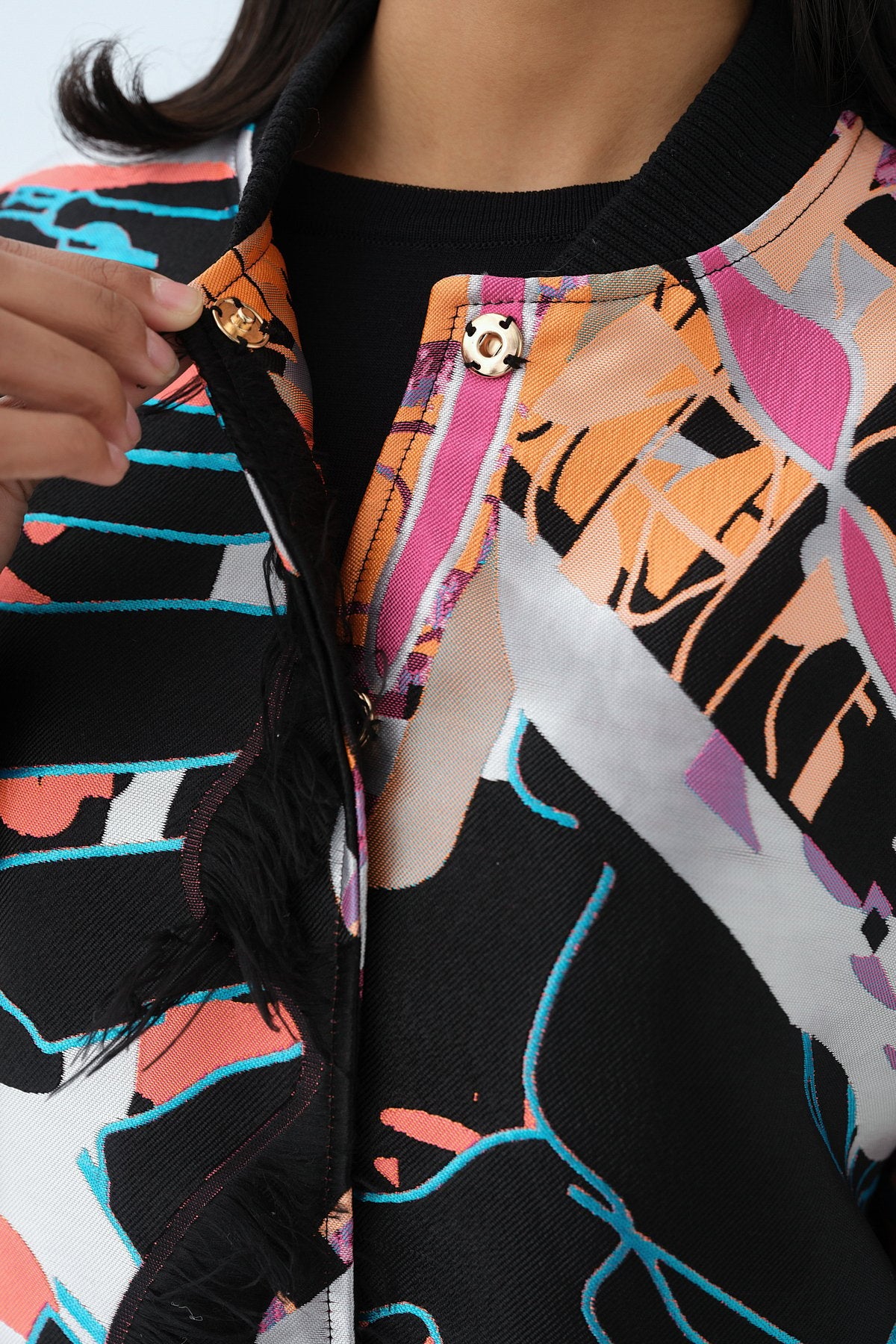 MSSM Special Bomber Jacket - Black - Pink