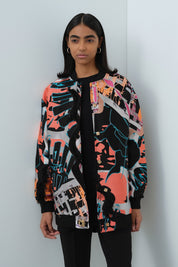 MSSM Special Bomber Jacket - Black - Pink