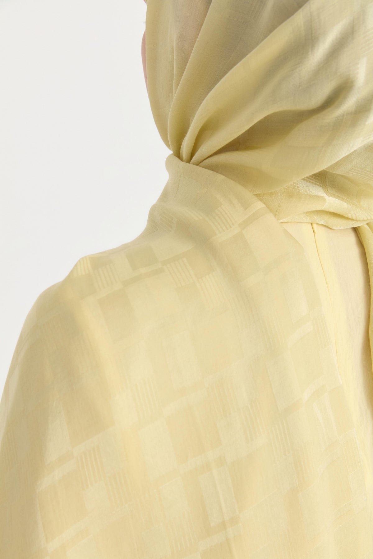 Nara Silky Natural Cotton-Floss Shawl - Sage Green