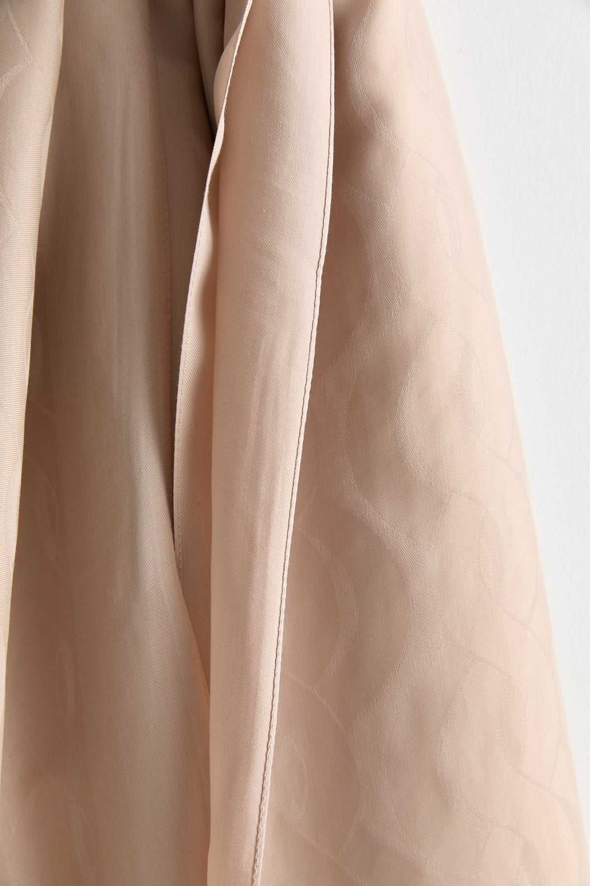 Natural Viscose Flush Shawl - Beige