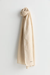 Natural Viscose Floss Scarf - Cream