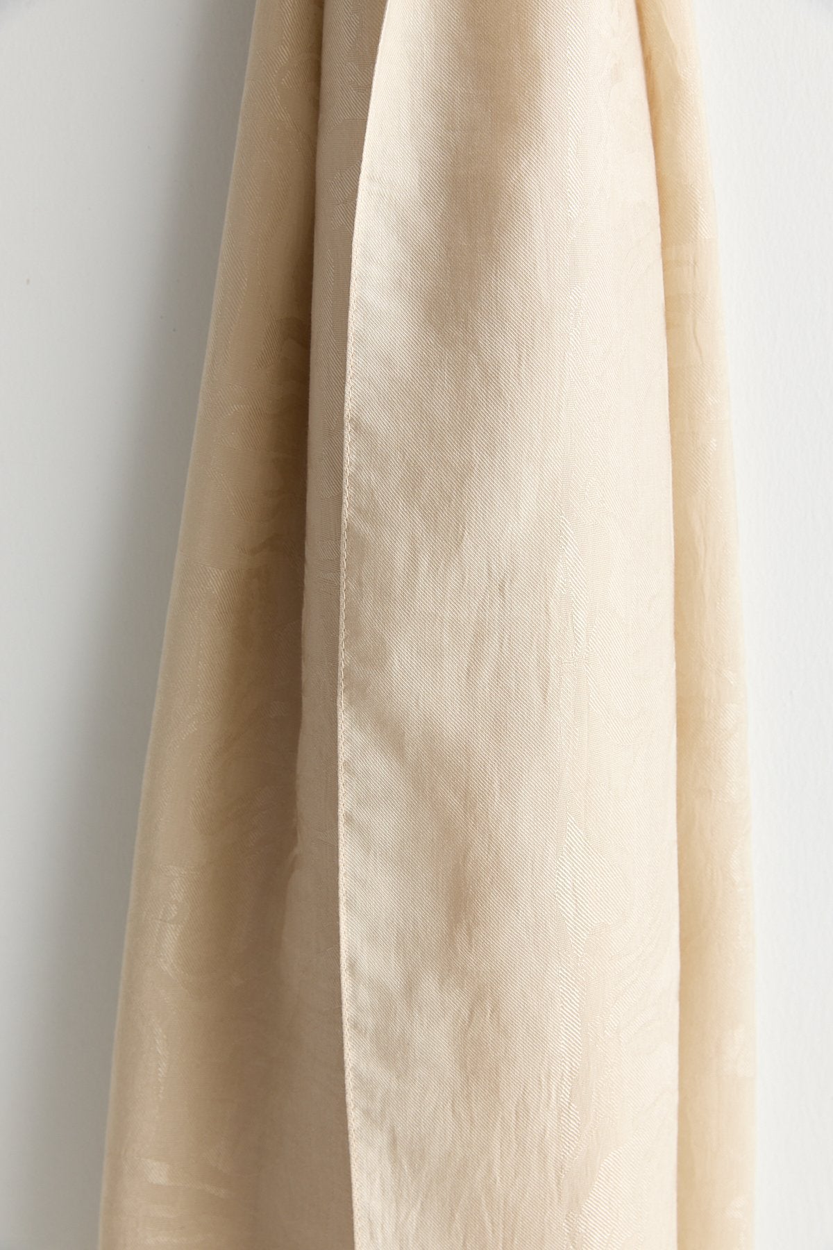 Natural Viscose Floss Scarf - Cream