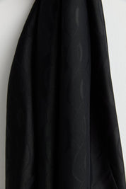 Natural Viskon Floş Şal - Siyah