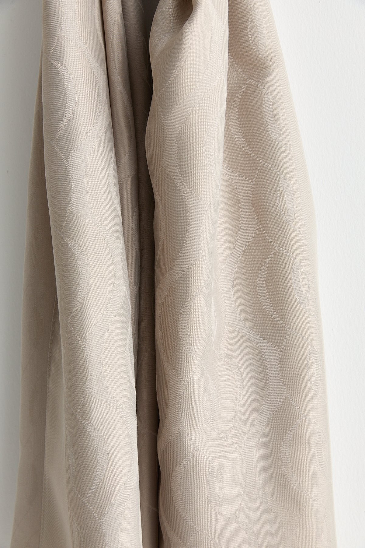 Natural Viscose Floss Scarf - Mink