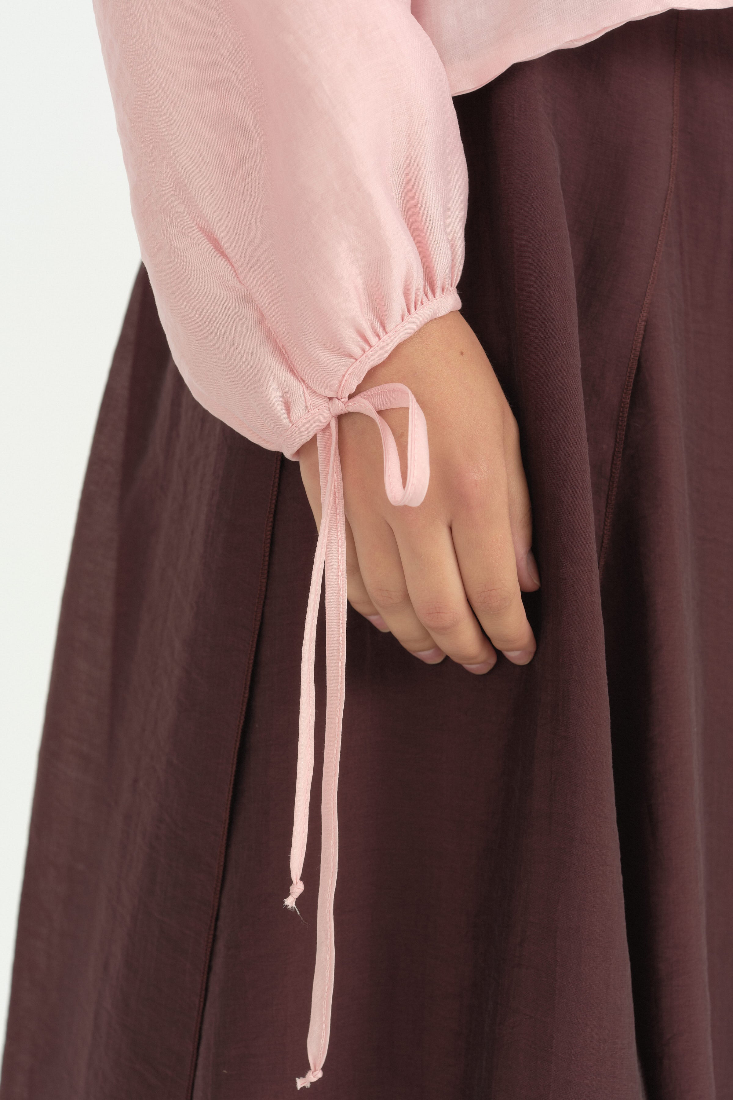Nervür Detaylı Gömlek - Pembe