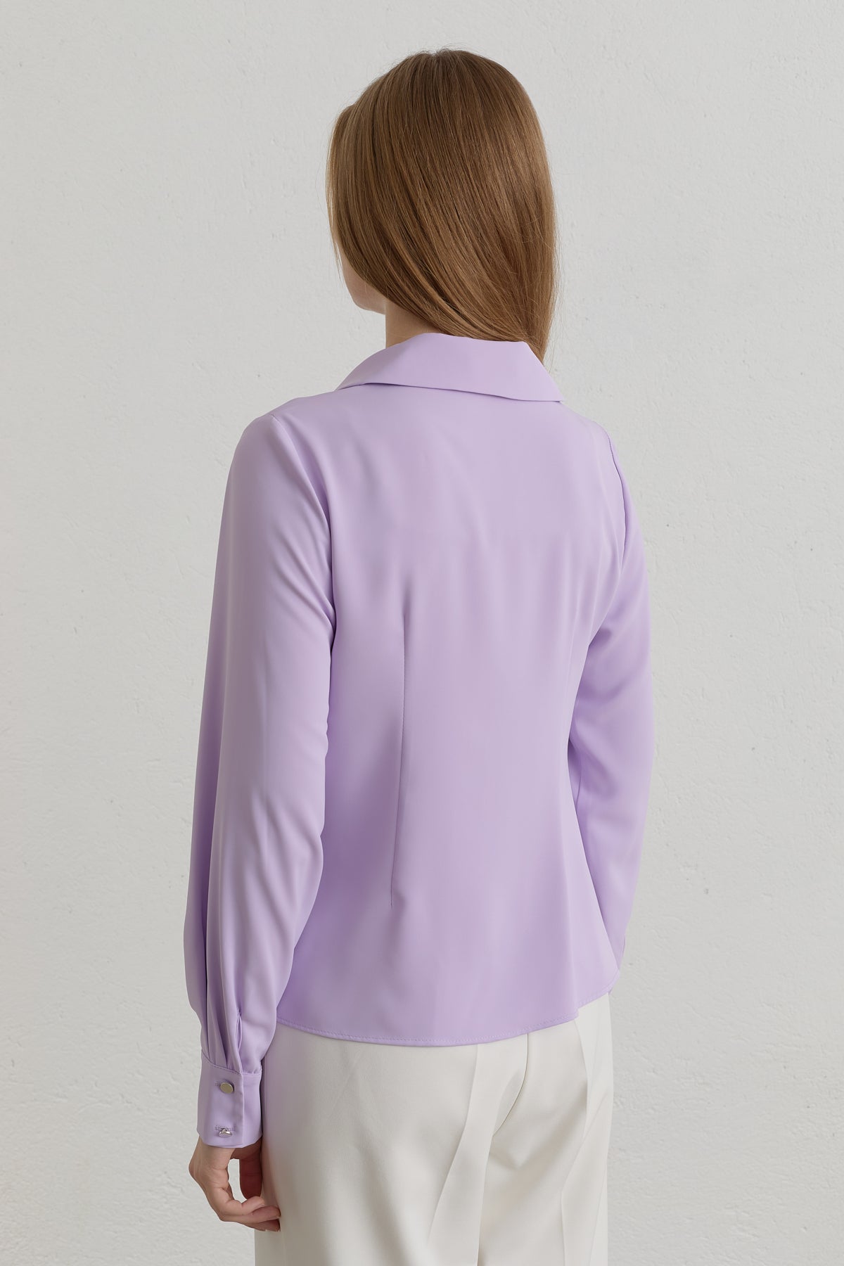 Snap-Front Shirt - Lilac