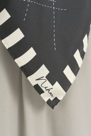 Orbis Twill İpek Eşarp - Siyah