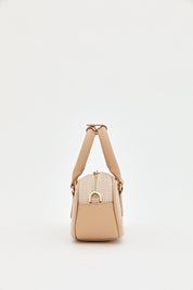 Knitted Crossbody Bag - Beige
