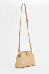 Knitted Crossbody Bag - Mink