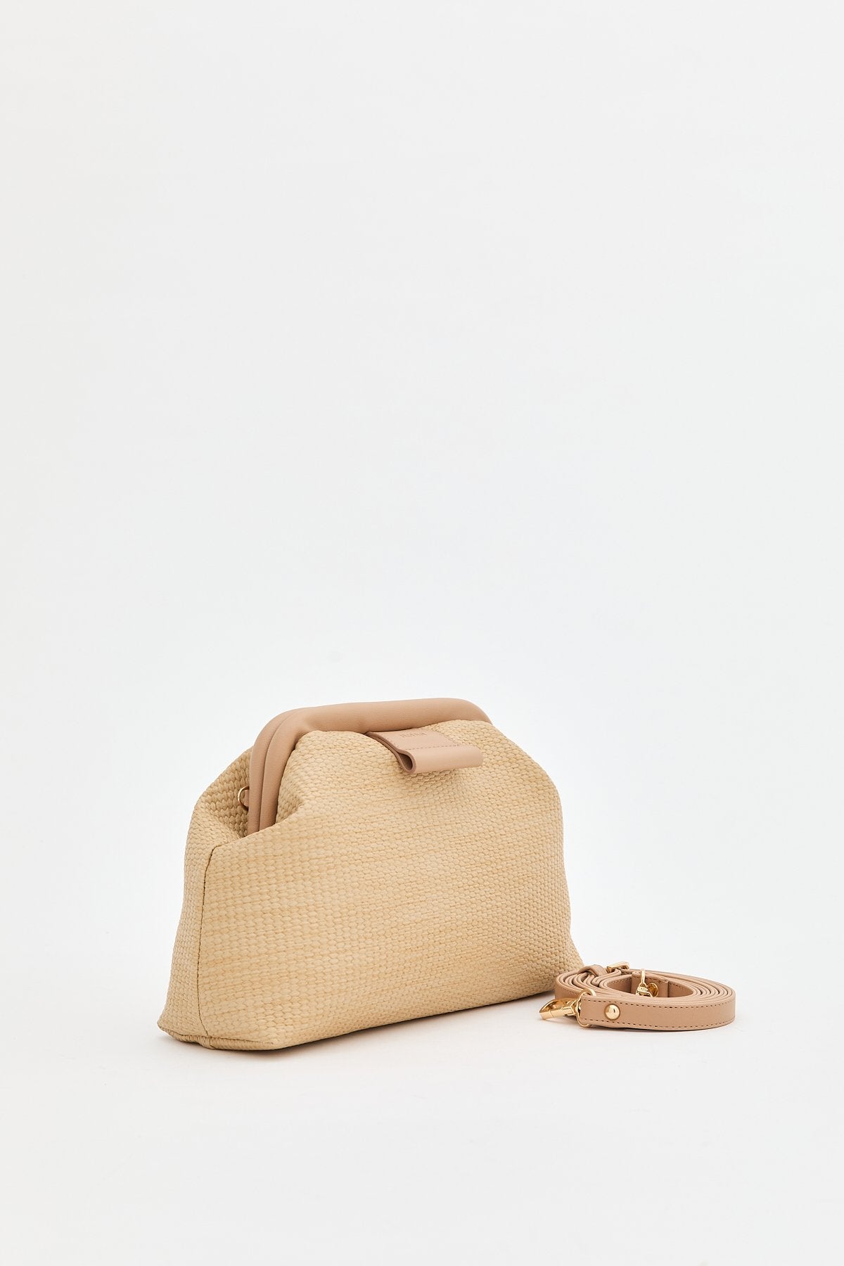 Knitted Crossbody Bag - Mink
