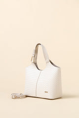 Braided Handbag - Beige