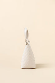 Braided Handbag - Beige