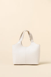 Braided Handbag - Beige