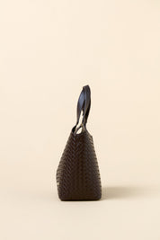 Braided Handbag - Coffee