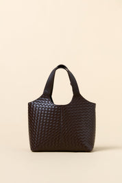 Braided Handbag - Coffee