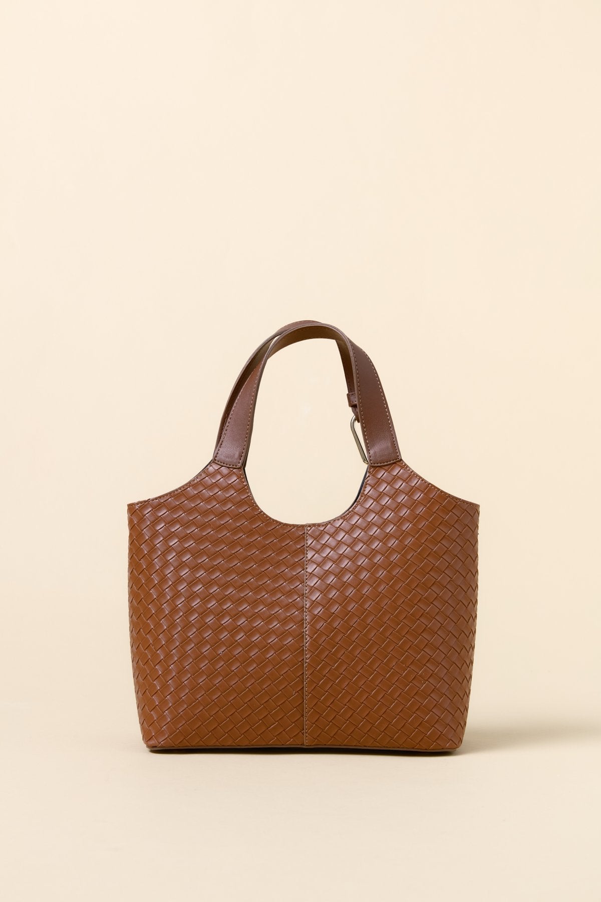Braided Handbag - Tan