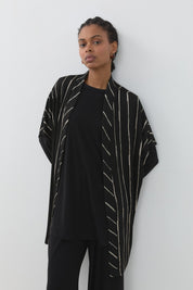 Knitted 3-Piece Set - Black