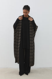 Knitted 3-Piece Set - Black