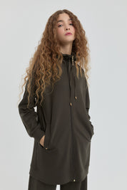 Örme Pantolon Tunik Takım - Haki