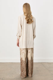 Oversize Blazer Ceket - Bej