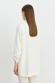 Oversize Blazer Ceket - Ekru
