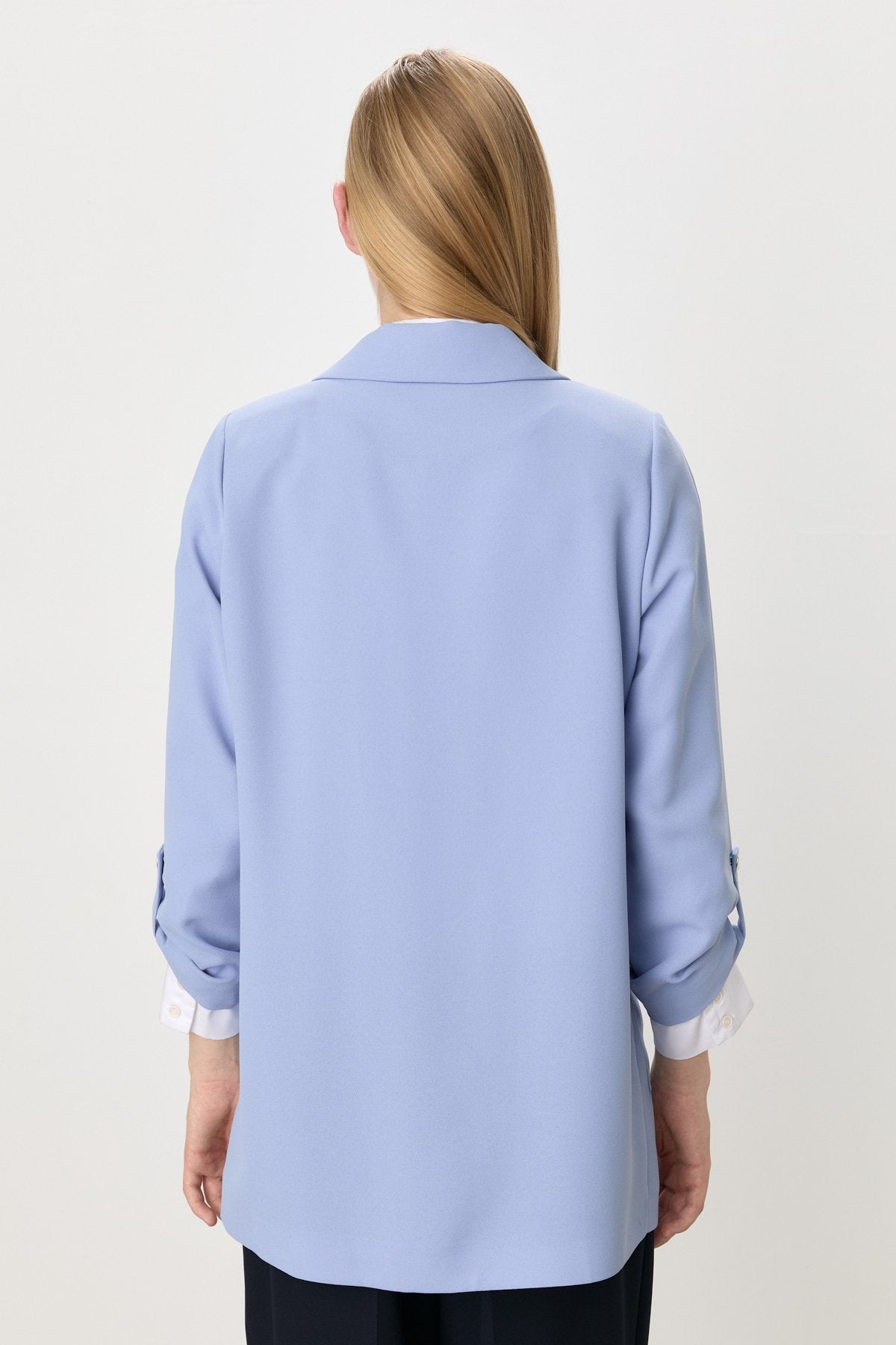 Oversize Blazer Jacket - Blue