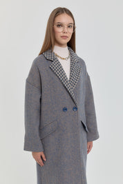 Oversize Coat - Indigo