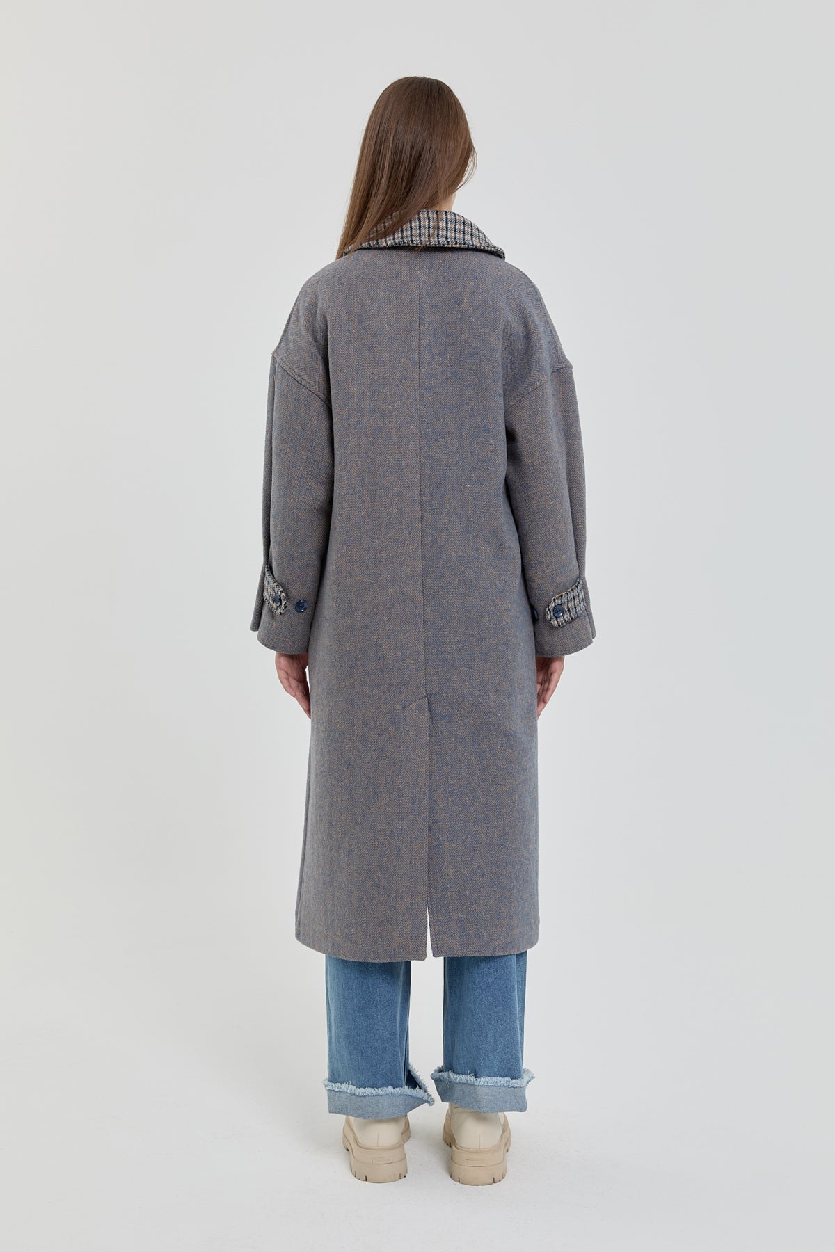 Oversize Coat - Indigo