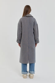 Oversize Coat - Indigo
