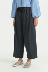 Pamuk Baggy Pantolon - Lacivert