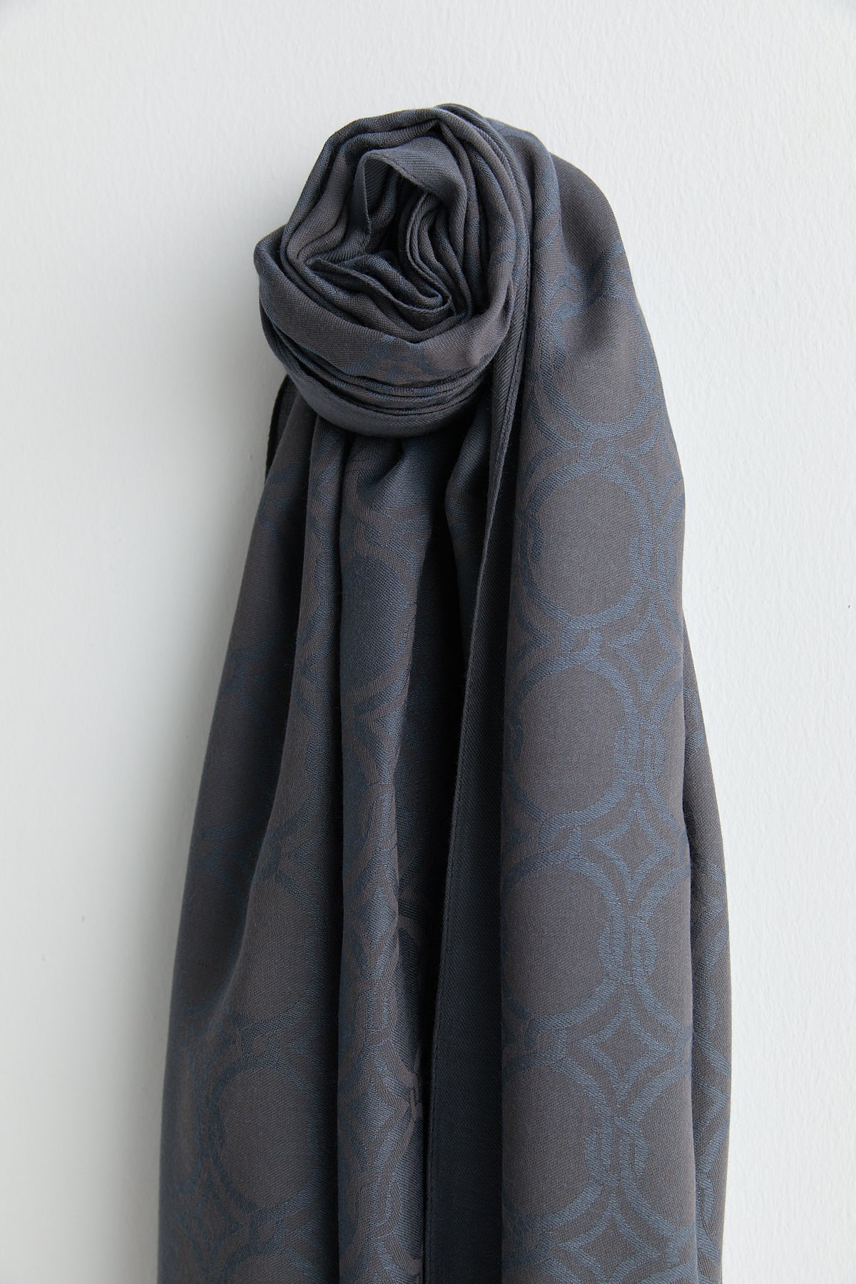 Cotton Modal Scarf - Anthracite