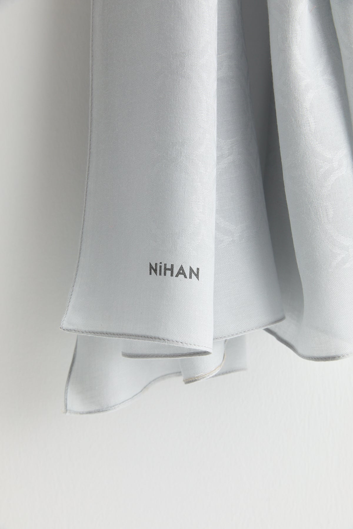 Cotton-Modal Scarf - Silver