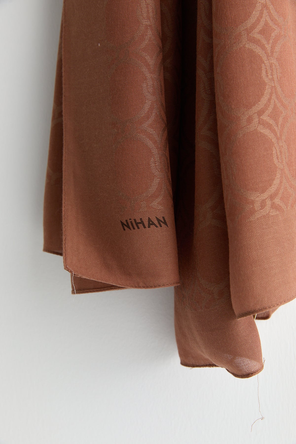 Cotton-Modal Scarf - Coffee